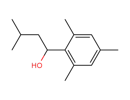 Molecular Structure of 16204-64-1 (α-Isobutyl-2,4,6-trimethylbenzyl alcohol)