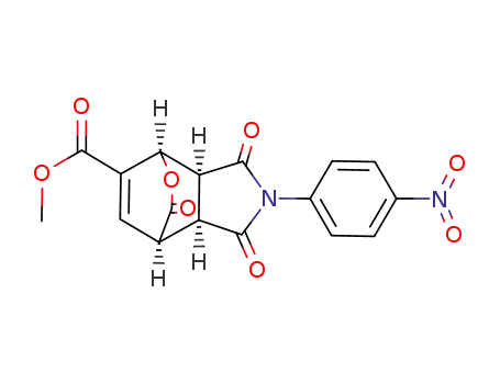 (1R,2R,6S,7R)-4-(4-Nitro-phenyl)-3,5,9-trioxo-8-oxa-4-aza-tricyclo[5.2.2.0<sup>2,6</sup>]undec-10-ene-11-carboxylic acid methyl ester