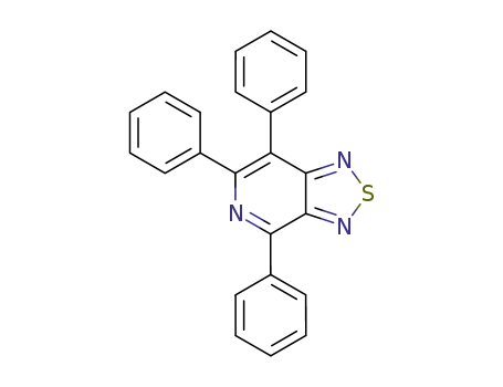 [1,2,5]Thiadiazolo[3,4-c]pyridine, 4,6,7-triphenyl-