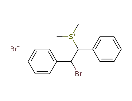 (2-Bromo-1,2-diphenyl-ethyl)-dimethyl-sulfonium; bromide