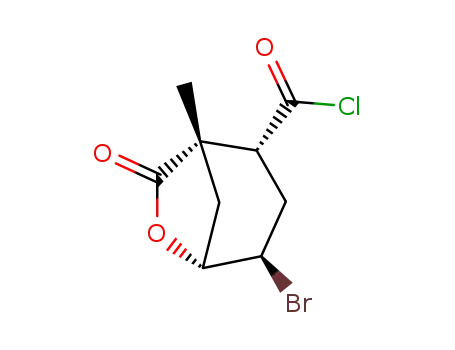 6-Oxabicyclo[3.2.1]octane-2-carbonyl chloride,
4-bromo-1-methyl-7-oxo-, (2-endo,4-exo)-
