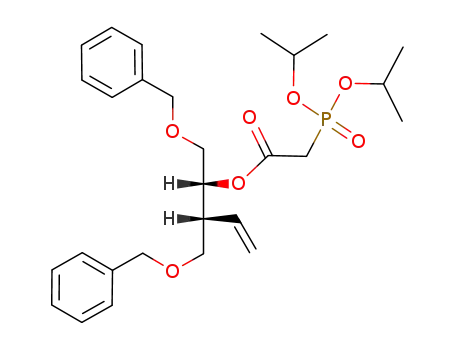 (Diisopropoxy-phosphoryl)-acetic acid (1R,2R)-1,2-bis-benzyloxymethyl-but-3-enyl ester