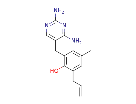 2,4-diamino-5-(2-hydroxy-3-allyl-5-methylbenzyl)pyrimidine