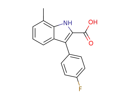 3-(4-fluorophenyl)-7-methyl-1H-indole-2-carboxylic acid