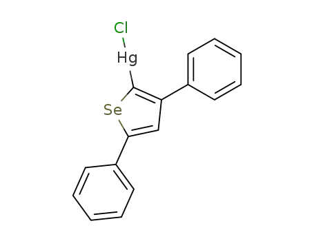 3,5-diphenyl-selenophen-2-ylmercury <sup>(1+)</sup>; chloride