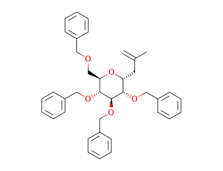 2-methyl-3-(2,3,4,6-tetra-O-benzyl-β-D-glucopyranosyl)propene