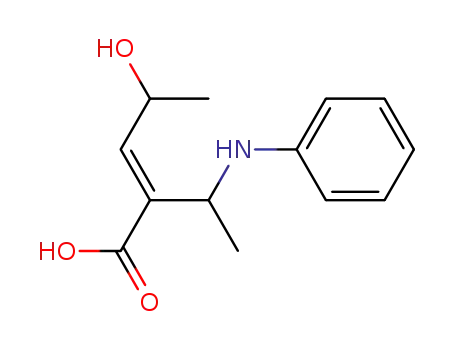 (E)-4-hydroxy-2-(1-phenylaminoethyl)pent-2-enoic acid