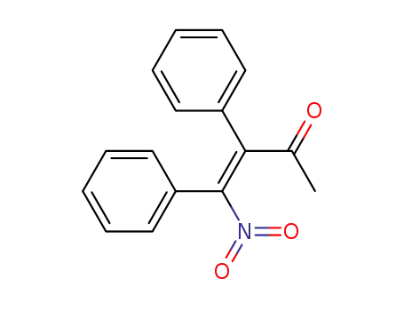 1-nitro-1,2-diphenyl-1-butene-3-one