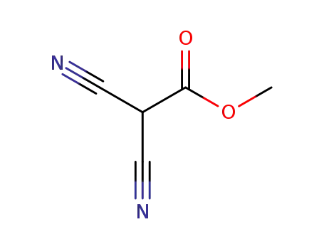 Molecular Structure of 2040-70-2 (Acetic acid, dicyano-, methyl ester)