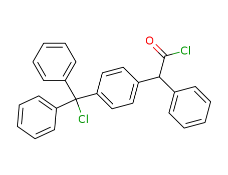 4-(chlorodiphenylmethyl)-α-phenylbenzeneacetyl chloride