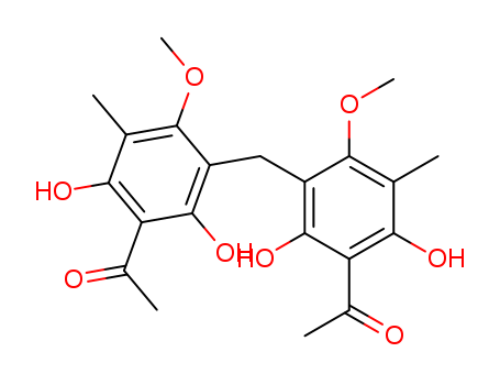 Bis(3-acetyl-2,4-dihydroxy-6-methoxy-5-methylphenyl)methane