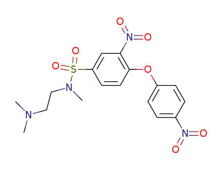 N-(2-Dimethylaminoethyl)-N-methyl-4-(4-nitrophenoxy)-3-nitrobenzenesulfonamide