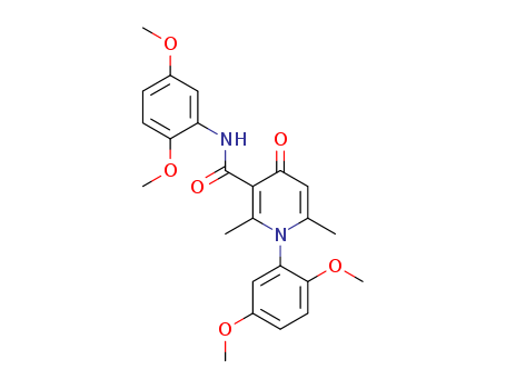 1,4-DIHYDRO-N,1-BIS(2,5-DIMETHOXYPHENYL)-2,6-DIMETHYL-4-OXONICOTINAMIDE