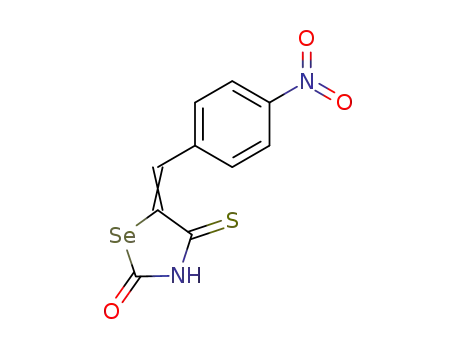 Molecular Structure of 86978-91-8 (2-Selenazolidinone, 5-[(4-nitrophenyl)methylene]-4-thioxo-)