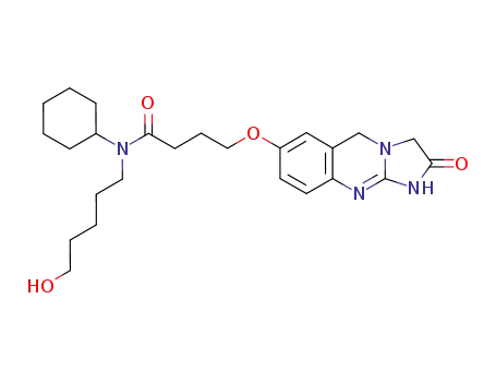 Butanamide,
N-cyclohexyl-N-(5-hydroxypentyl)-4-[(1,2,3,5-tetrahydro-2-oxoimidazo[2,
1-b]quinazolin-7-yl)oxy]-