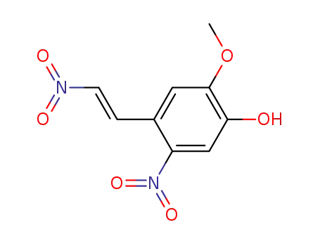 Phenol, 2-methoxy-5-nitro-4-(2-nitroethenyl)-, (E)-