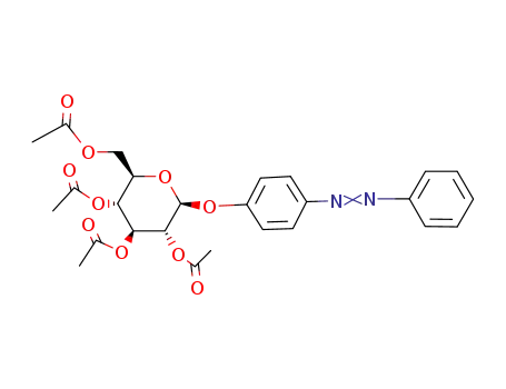 (4-phenylazo-phenyl)-(tetra-<i>O</i>-acetyl-β-D-glucopyranoside)