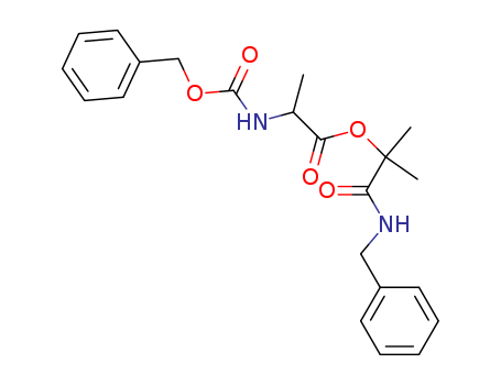 L-Alanine, N-[(phenylmethoxy)carbonyl]-, 1,1-dimethyl-2-oxo-2-[(phenylmethyl)amino]ethyl ester