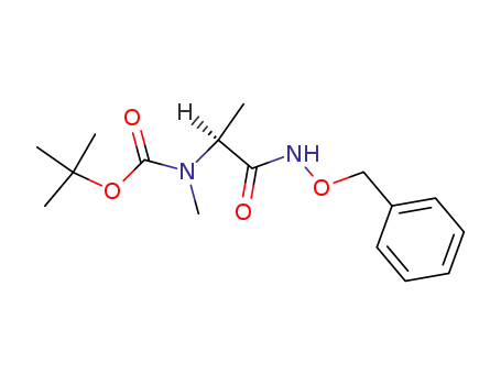 O-benzyl N<sup>α</sup>-(tert-butoxycarbonyl)-N<sup>α</sup>-methyl-L-alaninehydroxamate