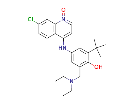 2-tert-Butyl-4-(7-chloro-1-oxy-quinolin-4-ylamino)-6-diethylaminomethyl-phenol