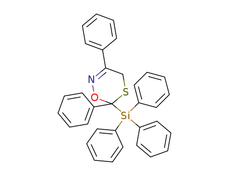 3,6-diphenyl-6-triphenylsilyl-4H-1,5,2-oxathiazine