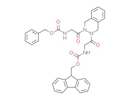 {2-[3-(2-Benzyloxycarbonylamino-acetyl)-3,4-dihydro-1H-phthalazin-2-yl]-2-oxo-ethyl}-carbamic acid 9H-fluoren-9-ylmethyl ester