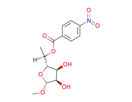 methyl 6-deoxy-5-o-(p-nitrobenzoyl)-beta-D-allofuranoside
