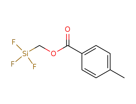 Molecular Structure of 76240-90-9 (Benzoic acid, 4-methyl-, (trifluorosilyl)methyl ester)