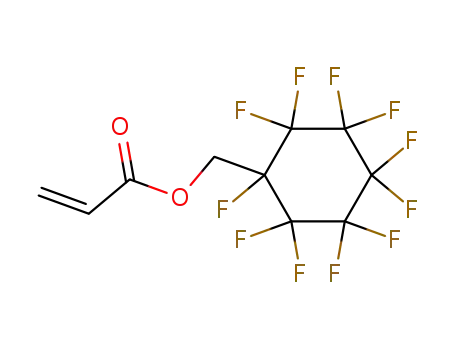 Molecular Structure of 40677-94-9 (PERFLUOROCYCLOHEXYLMETHYL ACRYLATE)