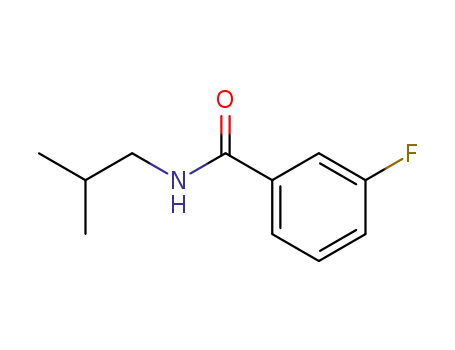 Molecular Structure of 64181-34-6 (3-fluoro-N-isobutylbenzamide)