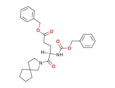 (R)-5-(2-Aza-spiro[4.4]non-2-yl)-4-benzyloxycarbonylamino-5-oxo-pentanoic acid benzyl ester