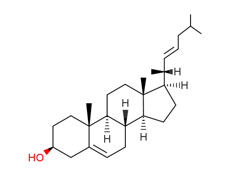 Molecular Structure of 34347-28-9 (20E-DEHYDROCHOLESTEROL)