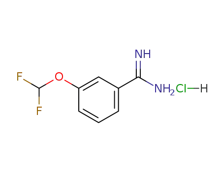 3-Difluoromethoxy-benzamidine; hydrochloride