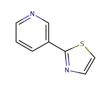 Molecular Structure of 53911-41-4 (3-THIAZOL-2-YL-PYRIDINE)
