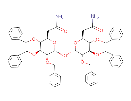 2,3,4-tri-O-benzyl-6-deoxy-α-D-gluco-heptopyranosyluronamide 2,3,4-tri-O-benzyl-6-deoxy-α-D-gluco-heptopyranosiduronamide