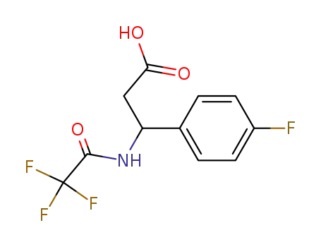 3-(4-플루오로페닐)-3-[(2,2,2-트리플루오로아세틸)아미노]프로판산