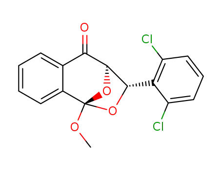 (1R,9R,10S)-10-(2,6-Dichloro-phenyl)-1-methoxy-11,12-dioxa-tricyclo[7.2.1.0<sup>2,7</sup>]dodeca-2,4,6-trien-8-one