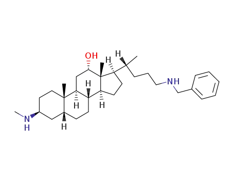 N-benzyl-(3β,5β,12α)-3-methylamino-12-hydroxy-cholan-24-amine