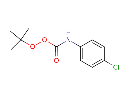 Molecular Structure of 42930-07-4 (1-{[(tert-butylperoxy)carbonyl]amino}-4-chlorobenzene)
