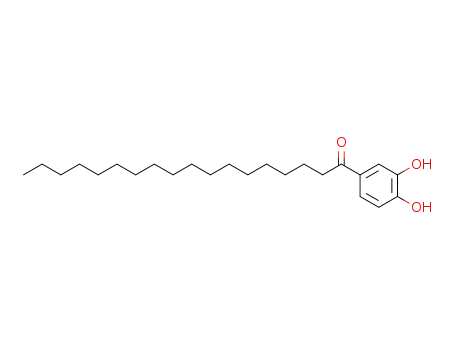 Molecular Structure of 1177-44-2 (1-Octadecanone, 1-(3,4-dihydroxyphenyl)-)