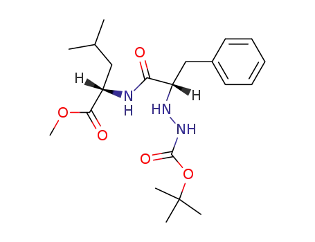 tert.-Butyloxycarbonyl-L-α-hydrazino-β-phenyl-propionyl-Leu-methylester
