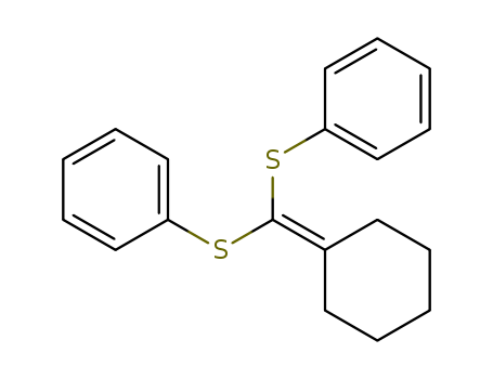 Benzene,1,1'-[(cyclohexylidenemethylene)bis(thio)]bis- cas  69190-57-4