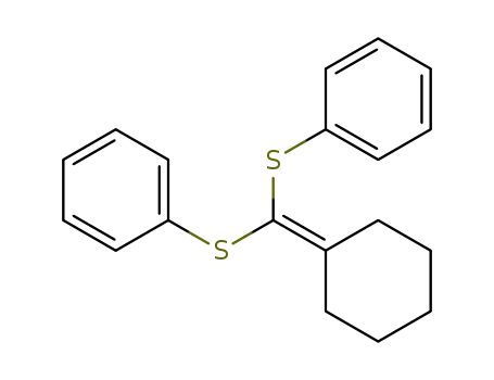 1,1'-[(Cyclohexylidenemethylene)disulfanediyl]dibenzene
