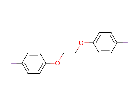 Molecular Structure of 117934-82-4 (1,2-bis(4-iodophenoxy)ethane)