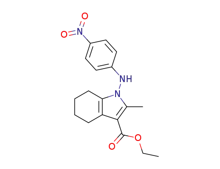 1-(p-nitrophenylamino)-2-methyl-3-carbethoxy-4,5,6,7-tetrahydroindole