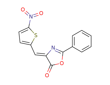 4-[1-(5-Nitro-thiophen-2-yl)-meth-(Z)-ylidene]-2-phenyl-4H-oxazol-5-one