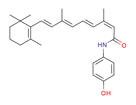 Molecular Structure of 75686-07-6 (13-cis-Fenretinide)