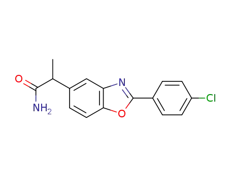 2-(4-Chlorophenyl)-alpha-methyl-5-benzoxazoleacetamide