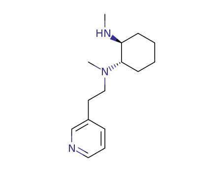 trans-(+/-)-N,N'-Dimethyl-N-<2-(3-pyridyl)ethyl>-1,2-cyclohexanediamine