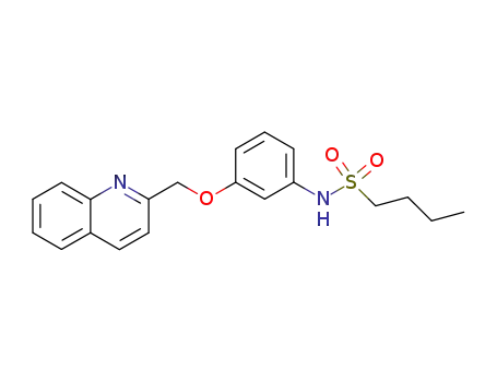 N-[3-[(2-quinolinyl)methoxy]phenyl]-1-butanesulfonamide